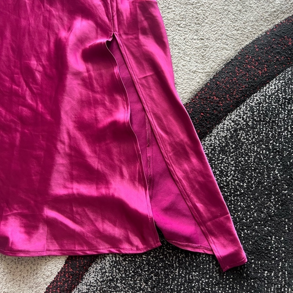 Hello Molly Asking For A Friend Fuchsia MIDI Dress - Picture 4 of 6